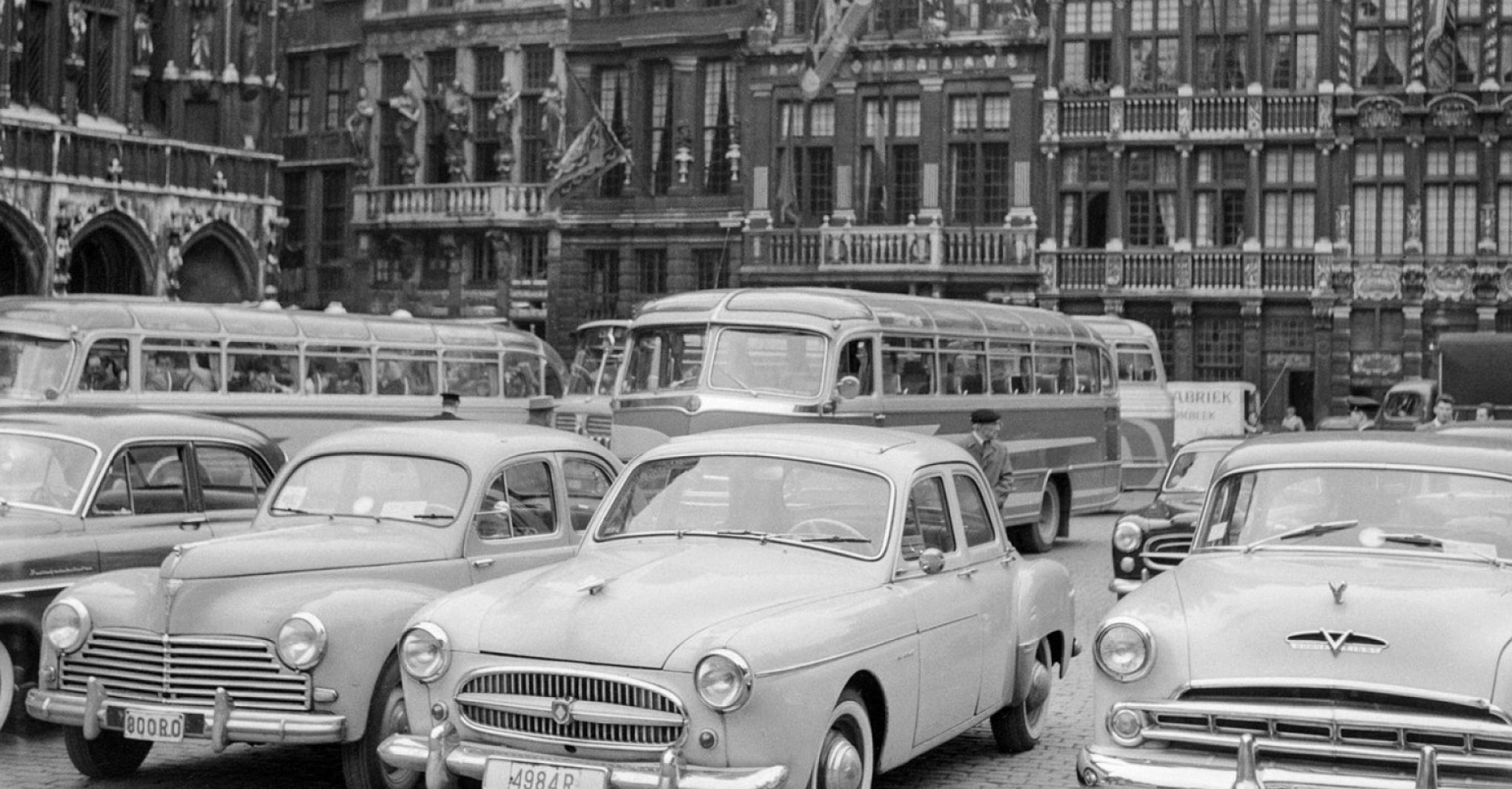 Grand Place, Brussels - Before(World Image Archive / Alamy Stock Photo)